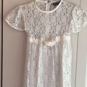 Vintage Flower Girl Lace Dress